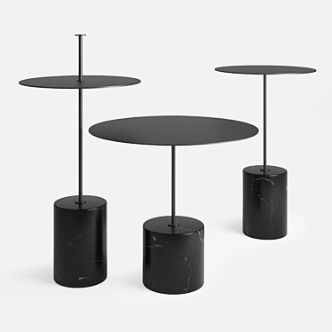 Modern Wendelbo Calibre Tables 3D model image 1 