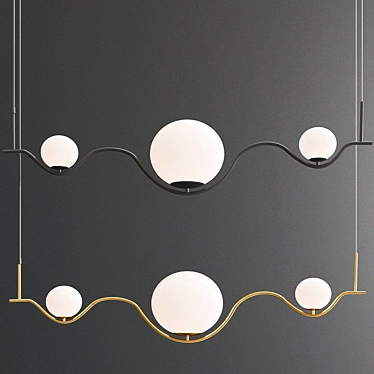 Sleek Frame Lamp: Wellig 3D model image 1 