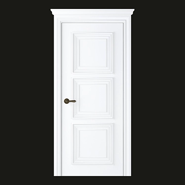 Palazzo 3 Interior Door: Elegant Design for Luxurious Spaces 3D model image 1 