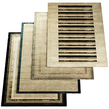Elegant 200x300cm Carpet 3D model image 1 