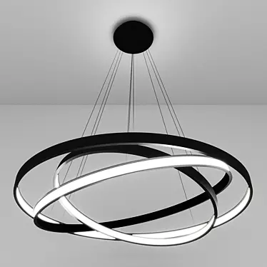 ULIGHT Haloin Pendant Lamp (3 Rings) 3D model image 1 