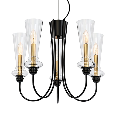 Evoluce Rammo SLE112403-05 Pendant Chandelier 3D model image 1 