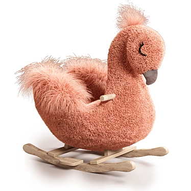 Elegant Flamingo Rocker 3D model image 1 