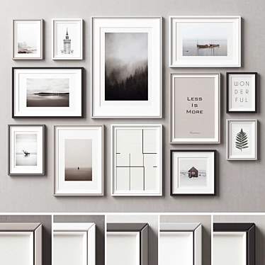 Elegant Frame Collection - 182 3D model image 1 