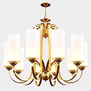 The Vault - The Aries Vintage Brass Chandelier