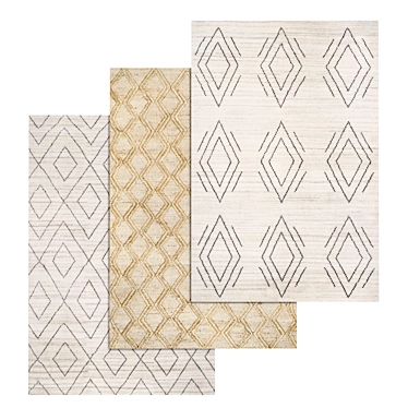 Luxury Carpet Collection - Set of 3 3D model image 1 