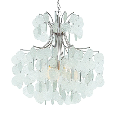 Bolla Glass Pendant Chandelier 3D model image 1 