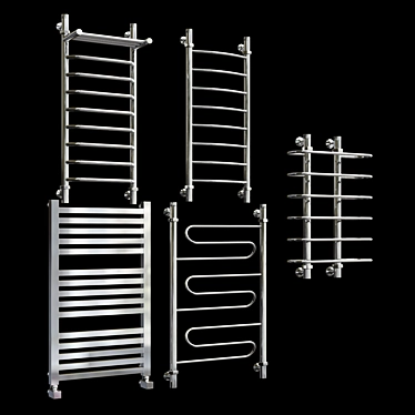 Nika Collection Heated Towel Rail 3D model image 1 