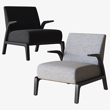 Elegant Venus Lounge Chair: Camerich 3D model image 1 