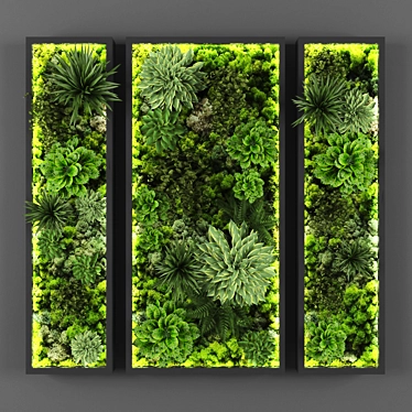 Green Oasis Vertical Garden 108 3D model image 1 