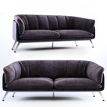 ComfortMax 3-Seater Sofa 3D model image 1 