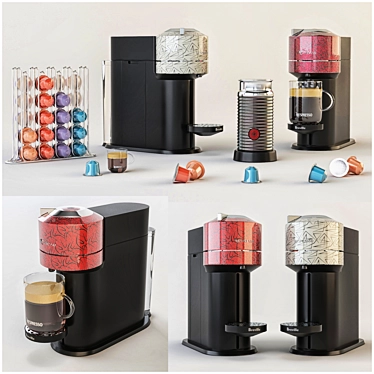 Sleek, Smart and Superb: Nespresso Vertuo Next 3D model image 1 