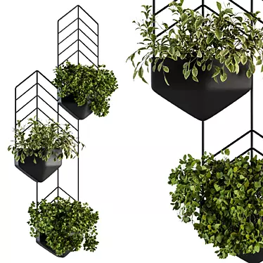 Wall-Mounted Plant Box 3D model image 1 