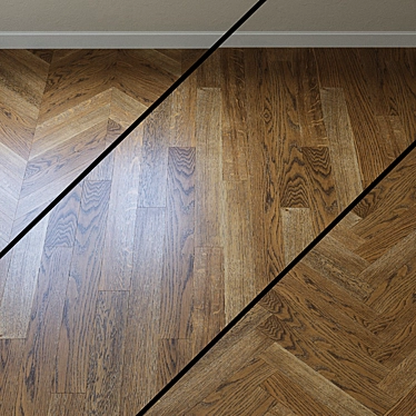 Upofloor Oak Parquet Board: High-quality French Oak 3D model image 1 