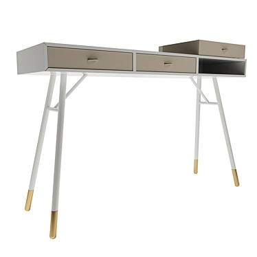 Modern Cupertino Design Console 3D model image 1 