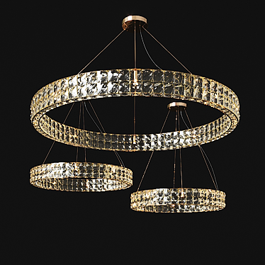 Elegant Newport Pendant Collection 3D model image 1 