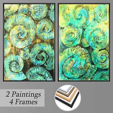  "Elegant Wall Art Set - No. 2025 3D model image 1 