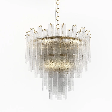 Favor 40.4852: Modern Brass Pendant Light 3D model image 1 