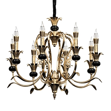 Elegant Illumination: Candela 18-Light Chandelier 3D model image 1 