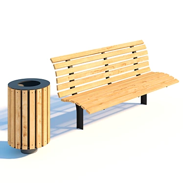 Urn and Bench