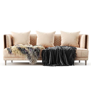 Luxurious Bentley Stamford Sofa 3D model image 1 