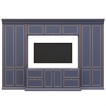 Classic Wardrobe: Timeless Elegance for Your Space 3D model image 1 