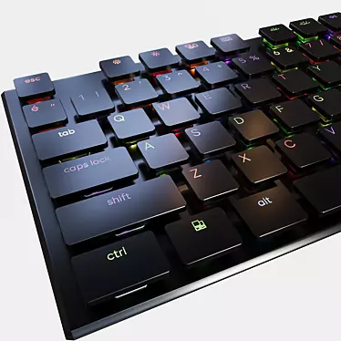 Keychron K1 Mechanical Keyboard: Compact and Ergonomic 3D model image 1 