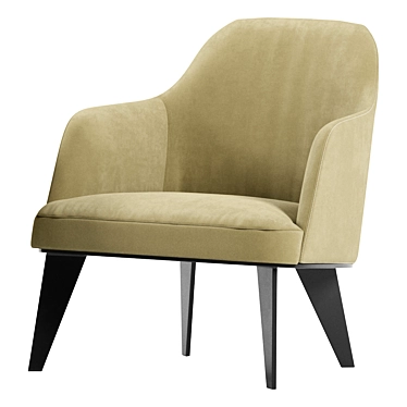 Modern Poliform Jane Armchair 3D model image 1 