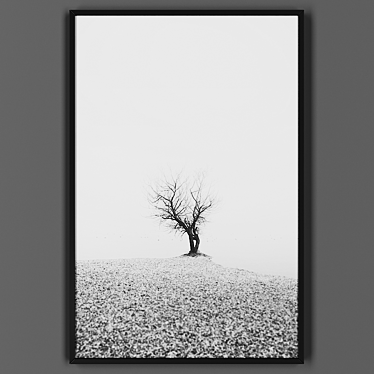 Black Framed Artwork: Picture Frame 00042-20 3D model image 1 