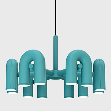 Turquoise Cirkus AGO Pendant Lighting 3D model image 1 