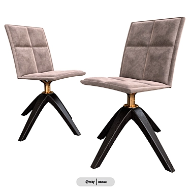 Modern NAOS STARWOOD Chair 3D model image 1 