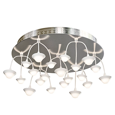 Modern LED Ceiling Chandelier 3D model image 1 