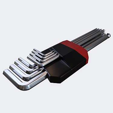 Versatile Allen Tool Set: 63-Polygon Design | 3Ds Max 2015 Compatible 3D model image 1 