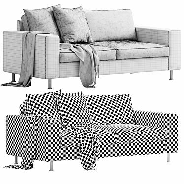 Indivi2 Boconcept Sofa: Modern Design, Superior Quality 3D model image 1 