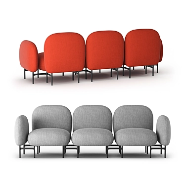 Modern Comfort: Isole Sofa 3D model image 1 