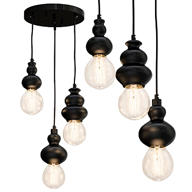 F-Promo Bibili Pendant Light 3D model image 1 