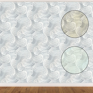 Seamless Wallpaper Set (3 Colors) 3D model image 1 