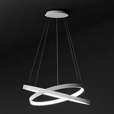 ULIGHT Halo-In Pendant Lamp - White 3D model image 1 