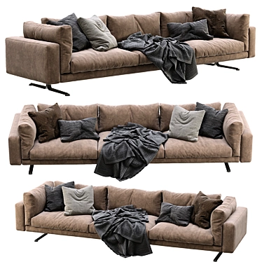 Livingdivani Floyd Hi - Contemporary Modular Sofa 3D model image 1 
