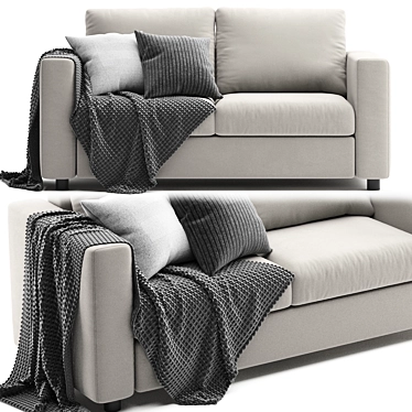 Finnala Ikea2 Sofa: Sleek Comfort 3D model image 1 