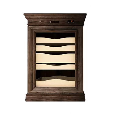 Elegance Wine/Cigar Cabinet 3D model image 1 