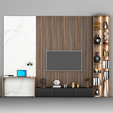 Modern TV Stand_80 3D model image 1 