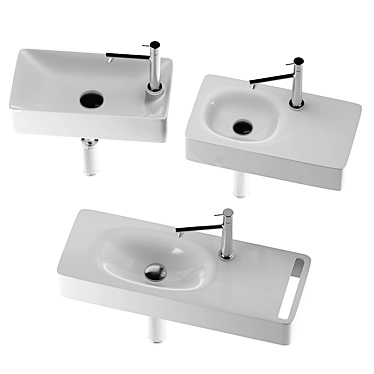 Modern Scarabeo Sink Collection 3D model image 1 