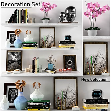 New Collection Decorative Set 3D model image 1 