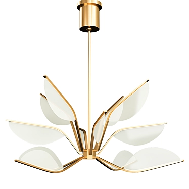 Breathtaking Belterra Chandelier - Illuminate Your Space 3D model image 1 