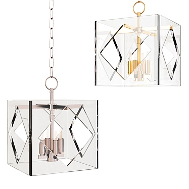 Elegant Travis Chandelier 3D model image 1 