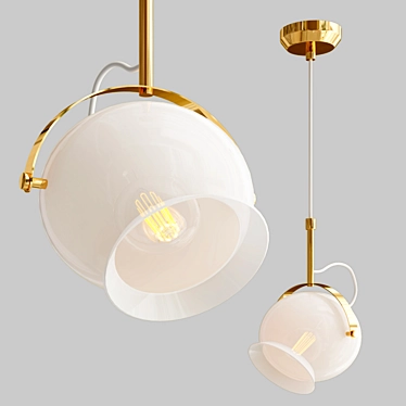 Modern Debert Pendant Light 3D model image 1 