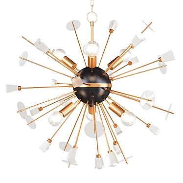 Elegant Liberty Chandelier 3D model image 1 