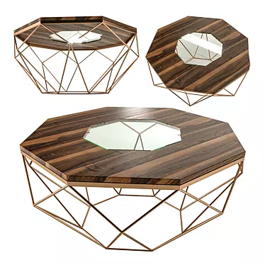 OctaTable: Stylish Octagonal Table 3D model image 1 