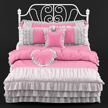 Regal Dream Castle Bed 3D model image 1 